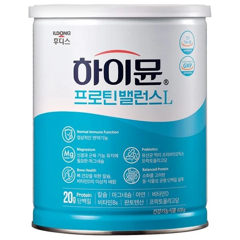 [ㅋㅍ]하이뮨 프로틴 밸런스 L 캔, 608g, 1개( 25,200원, 30% 할인)