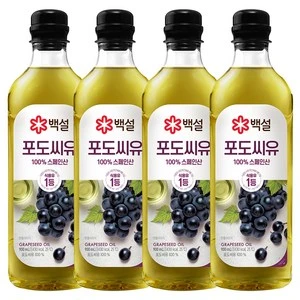 [ㅋㅍ]백설 포도씨유, 900ml, 4개 ( 21,970원 )