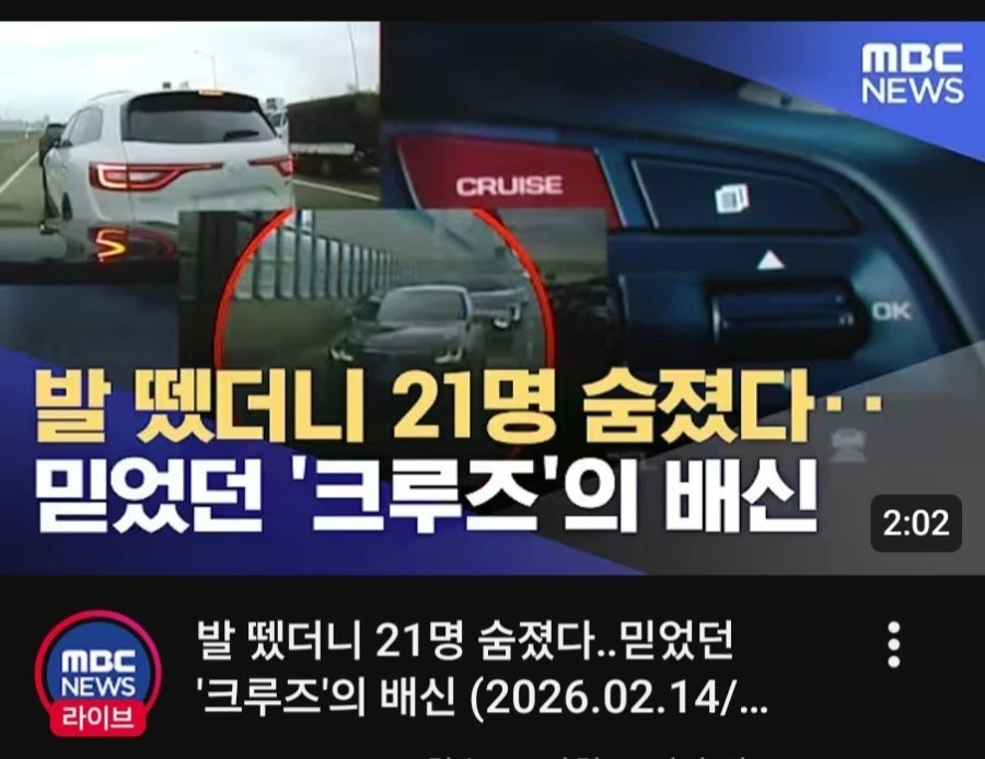 발 뗐더니 21명 숨졌다. 믿었던 '크루즈'의 배신