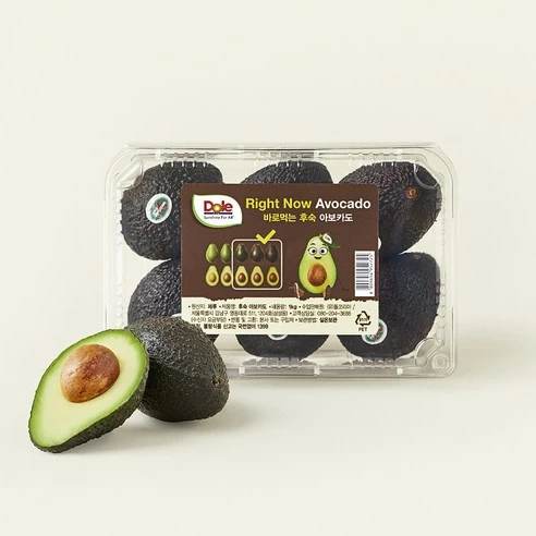 [ㅋㅍ]돌 페루산 Right Now 바로먹는 후숙 아보카도, 1kg, 1개, 1kg × 1개( 8,750원, 29% 할인)