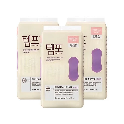[ㅋㅍ]템포 내추럴 순면 팬티라이너( 6,950원, 33% 할인)