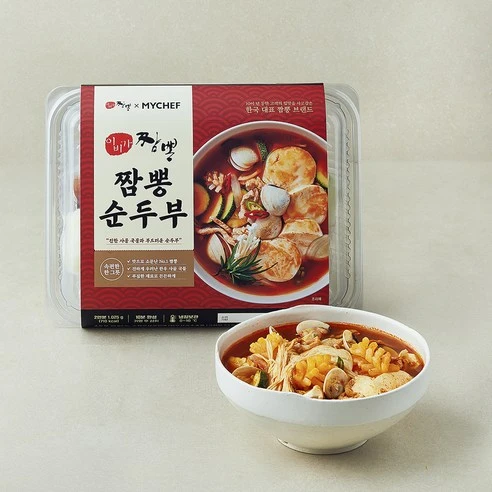 [ㅋㅍ]MYCHEF 이비가 짬뽕 순두부 밀키트 2인분, 1.025kg, 1개, 1.025kg × 1개( 12,900원, 16% 할인)