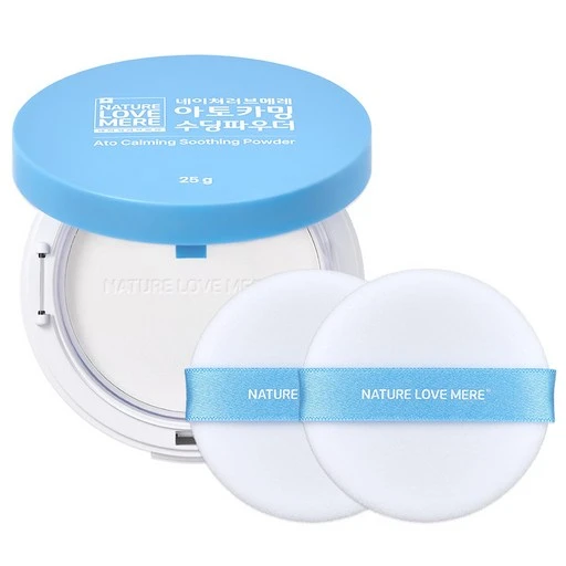 [ㅋㅍ]네이쳐러브메레 아토카밍 수딩파우더 무향+퍼프 2개, 25g, 1세트( 9,780원, 21% 할인)