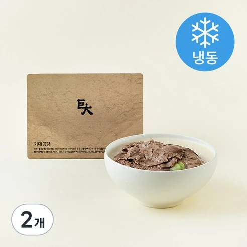 [ㅋㅍ]거대곰탕 (냉동), 500g, 2개, 500g × 2개( 20,500원, 18% 할인)