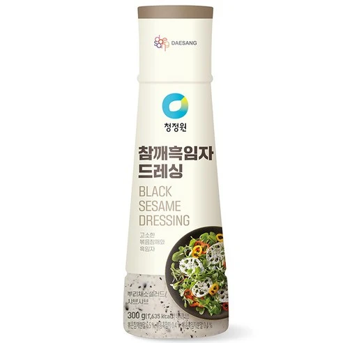 [ㅋㅍ]청정원 참깨흑임자 드레싱, 300g, 1개( 3,040원, 19% 할인)