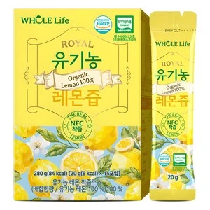 [ㅋㅍ]WHOLELIFE 유기농 레몬즙 14p, 280g, 1개 ( 4,000원 )