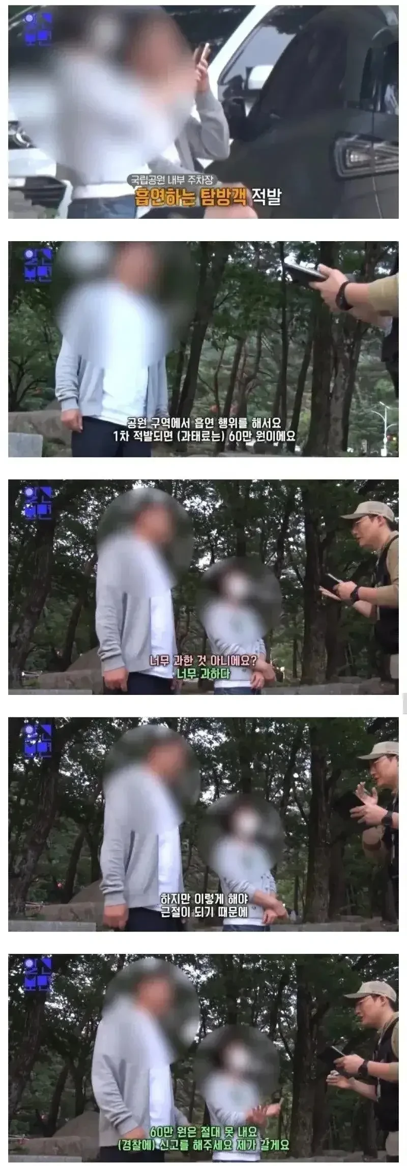 설악산에서 흡연하다 적발된 커플 ㄷㄷ.jpg
