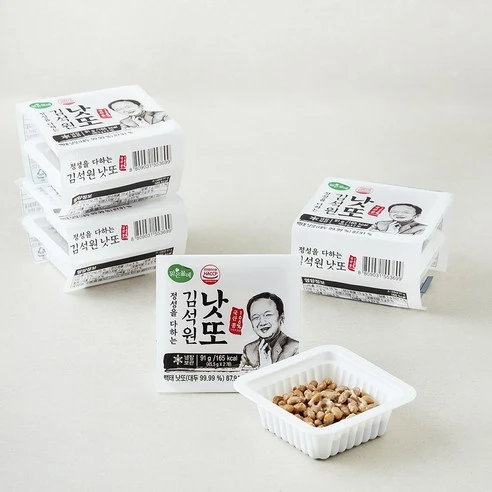 [ㅋㅍ]맑은물에 김석원 낫또 국산콩, 45.5g, 8개입, 1개( 7,100원, 20% 할인)