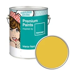 [ㅋㅍ]노루페인트 팬톤 내부용 실내벽면 저광 페인트 4L, 14-0754 Super Lemon, 1개( 5,930원 )