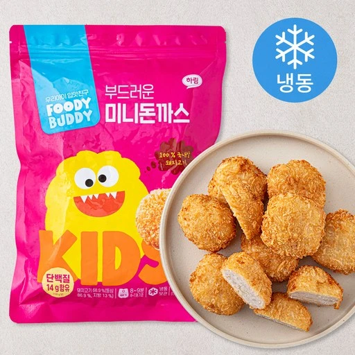 [ㅋㅍ]푸디버디 부드러운 미니돈까스 (냉동)( 8,700원, 32% 할인)
