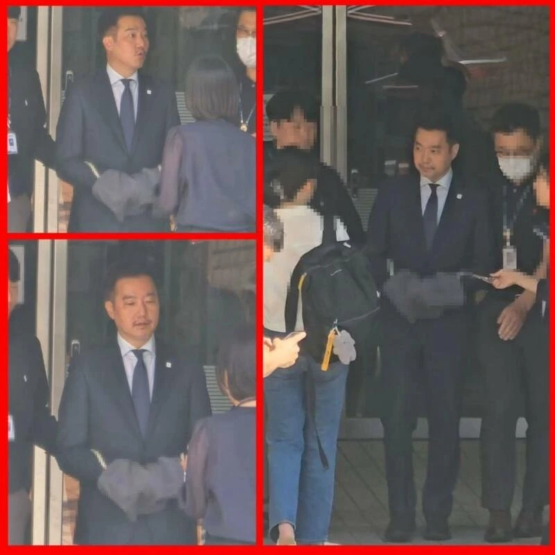 포승줄에 결박된 가세연 김씨 모습.jpg