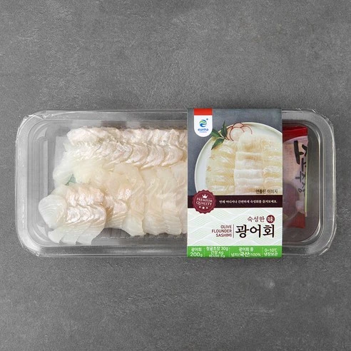 [ㅋㅍ]숙성 광어회, 200g, 1개, 200g × 1개( 16,910원, 13% 할인)