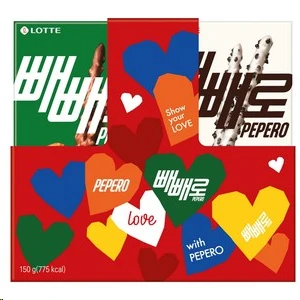 [ㅋㅍ]빼빼로 캐리어 4입 세트 150g ( 3,150원 )