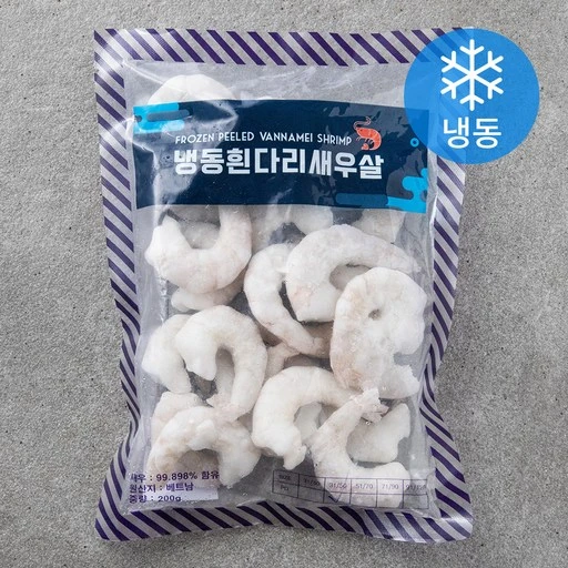 [ㅋㅍ]흰다리 새우살 (냉동), 200g(31/50..., 1개( 4,480원, 18% 할인)