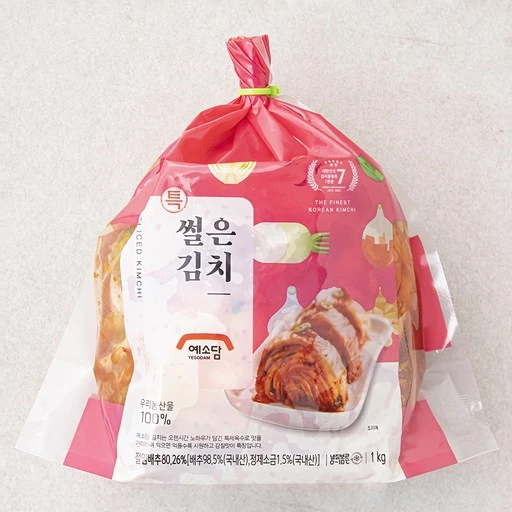 [ㅋㅍ]예소담 특 썰은 김치, 1kg, 1개( 7,900원, 19% 할인)