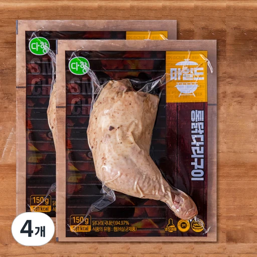 [ㅋㅍ]다향 통닭다리구이 마일드, 150g, 4개( 14,530원, 33% 할인)