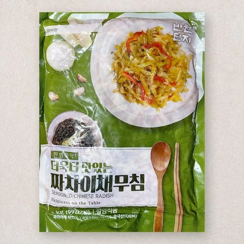 [ㅋㅍ]반찬단지 짜사이채 무침, 1kg, 1개, 1kg × 1개( 6,060원, 17% 할인)