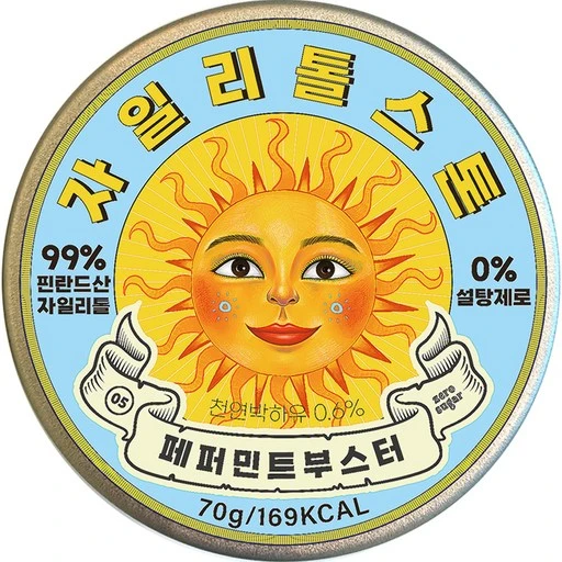 [ㅋㅍ]자일리톨 스톤 페퍼민트 부스터, 70g, 1개( 6,200원, 18% 할인)