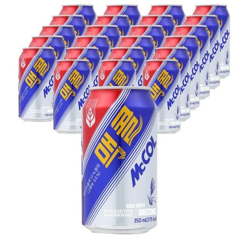 [ㅋㅍ]맥콜 캔, 350ml, 24개, 350ml × 24개( 12,060원, 11% 할인)