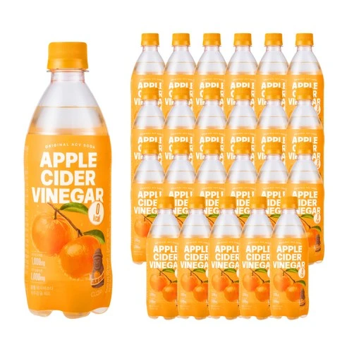 [ㅋㅍ]클룹 애사비소다 제주감귤 제로음료, 500ml, 24개, 500ml × 24개( 20,900원, 19% 할인)