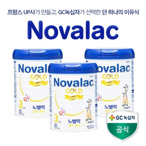 [ㅋㅍ]노발락 골드 지니 분유 3단계, 800g, 3개( 93,000원, 22% 할인)