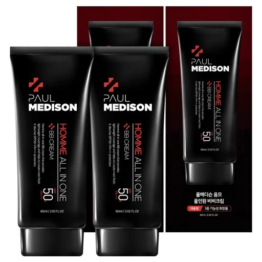 [ㅋㅍ]폴메디슨 옴므 올인원 비비크림 SPF 50+ PA+++ 60ml, 2개( 9,900원, 32% 할인)