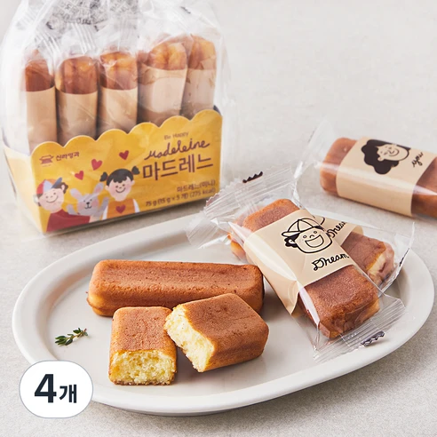 [ㅋㅍ]신라명과 마드레느 미니, 15g, 5개입, 4개( 8,970원, 16% 할인)