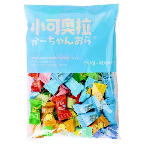 [ㅋㅍ]샤오커오라 민트향 비타민C 과일 12종 믹스 무설탕 사탕 캔디, 100g, 1개, 100g × 1개( 2,900원, 49% 할인)