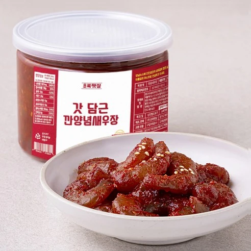 [ㅋㅍ]초록햇살 갓 담근 깐양념새우장, 1개, 500g( 15,210원, 13% 할인)
