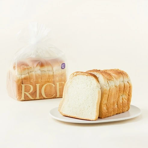 [ㅋㅍ]밀도 소화가 잘되는 우유로 만든 쌀 식빵, 480g, 1개, 480g × 1개( 4,400원, 19% 할인)