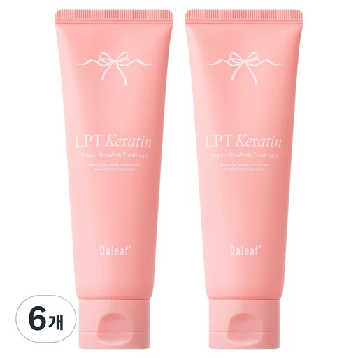 [ㅋㅍ]달리프 LPT 케라틴 리페어 노워시 헤어트리트먼트, 70ml, 6개( 59,700원, 33% 할인)