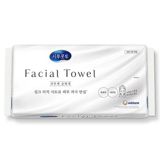 [ㅋㅍ]시루콧토 페이셜 타월 40p, 실크터치, 1개( 4,700원, 21% 할인)