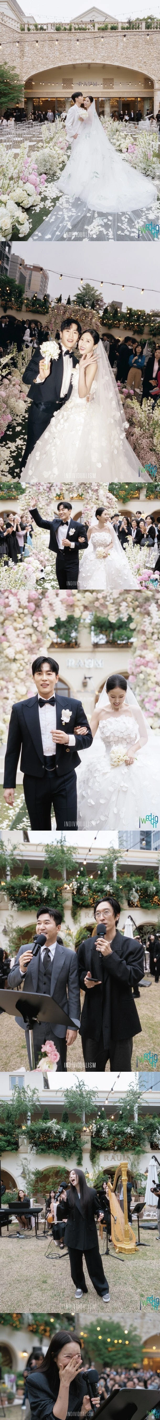 신지 결혼식 사진 나왔네요