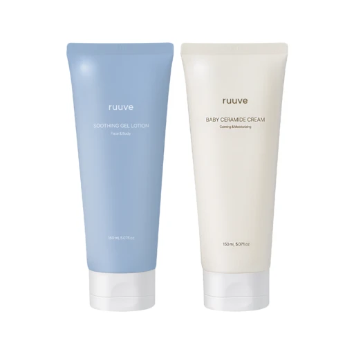 [ㅋㅍ]러베 유기농 수딩 젤 로션 150ml + 세라마이드 고보습 크림 150ml( 29,000원, 25% 할인)