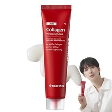 [ㅋㅍ]메디필 레드 락토 콜라겐 랩핑 마스크 70ml, 1개입, 1개( 11,420원, 31% 할인)