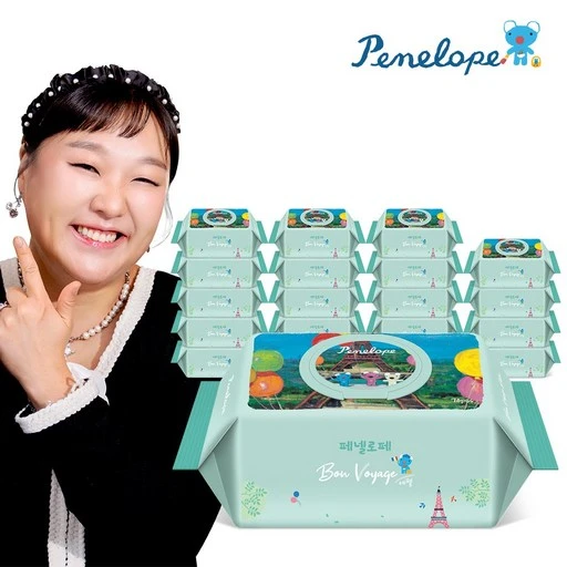 [ㅋㅍ]페넬로페 본보야지 에펠 아기물티슈 캡형( 22,500원, 44% 할인)
