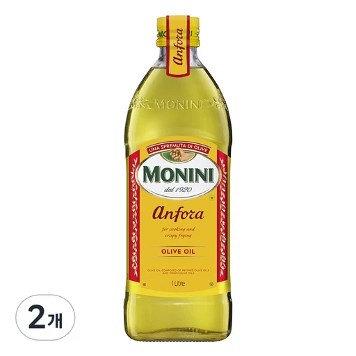[ㅋㅍ]모니니 안포라 퓨어 올리브 오일, 1L, 2개( 37,180원, 30% 할인)