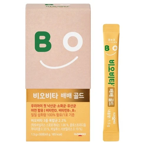 [ㅋㅍ]비오비타 배배 골드 유산균, 45g, 1개( 18,900원, 29% 할인)