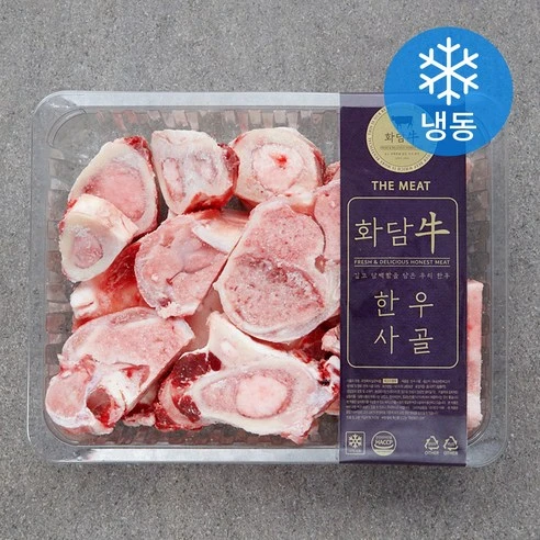 [ㅋㅍ]화담우 한우 사골 탕 육수용 (냉동), 2kg, 1개( 7,980원, 58% 할인)