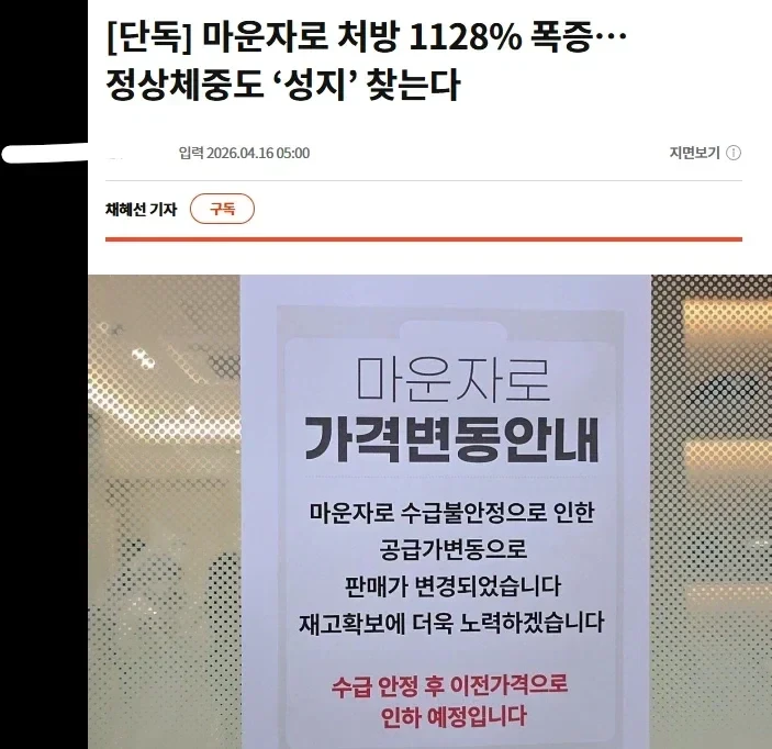 비만치료제 국내처방 근황