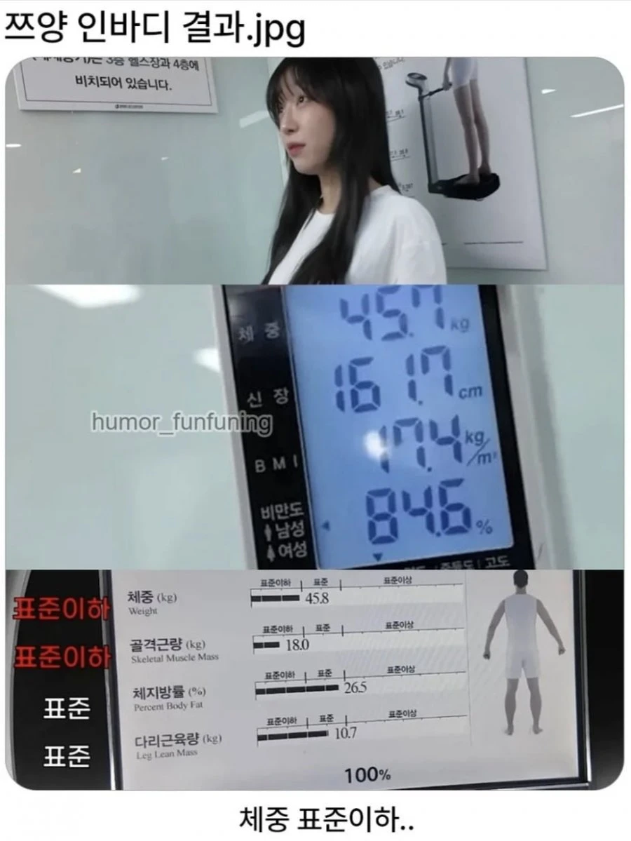 쯔양의 충격적인  인바디 결과 ㄷㄷ.jpg