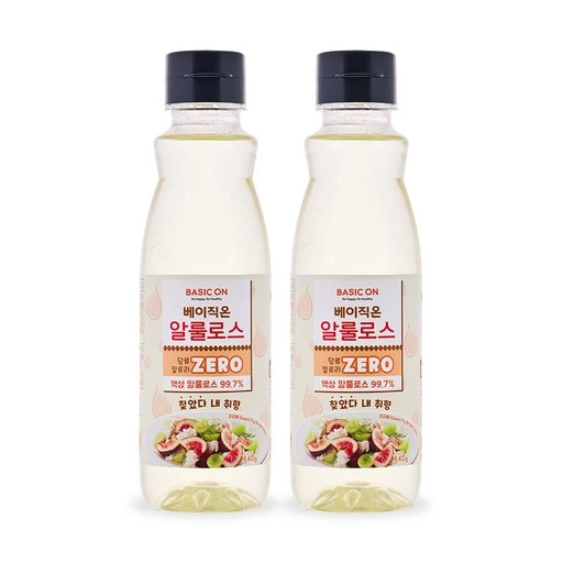 [ㅋㅍ]베이직온 비건 제로칼로리 알룰로스, 440g, 2개( 9,900원, 38% 할인)