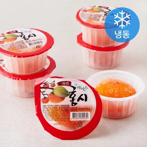[ㅋㅍ]아이스 홍시 6입 (냉동), 360g, 1개( 6,500원, 21% 할인)
