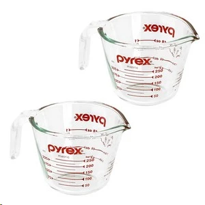 [ㅋㅍ]파이렉스 내열유리 오리지널 계량컵, 투명, 250ml, 2개 ( 9,420 원 )
