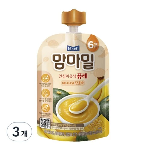 [ㅋㅍ]맘마밀 안심 이유식 퓨레 6개월부터( 4,020원, 20% 할인)