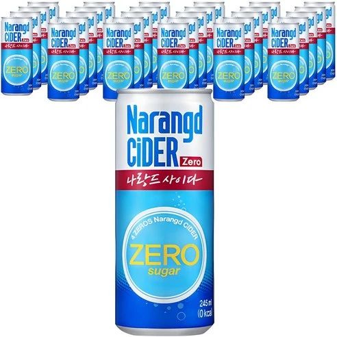 [ㅋㅍ]나랑드사이다 제로, 245ml, 30개( 10,360원, 18% 할인)