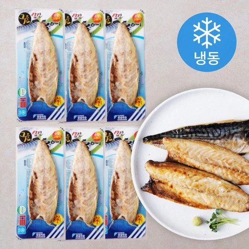[ㅋㅍ]삼선 구운 고등어 (냉동), 120g, 6팩, 120g × 6팩( 34,290원, 13% 할인)