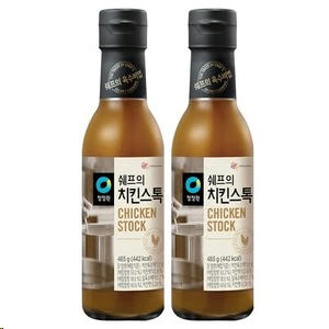 [ㅋㅍ]청정원 쉐프의 치킨스톡, 465g, 2개 ( 9,270원 )