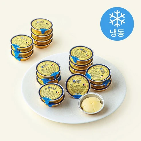 [ㅋㅍ]이즈니 가염 버터 컵 (냉동), 10g, 60개( 27,650원, 14% 할인)