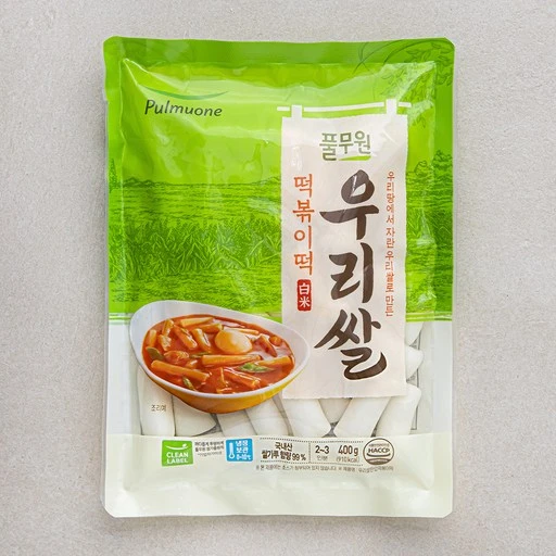 [ㅋㅍ]풀무원 우리쌀 한입 떡볶이떡, 400g, 1개( 3,980원, 40% 할인)